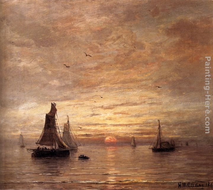 Hendrik Willem Mesdag Coucher De Soleil